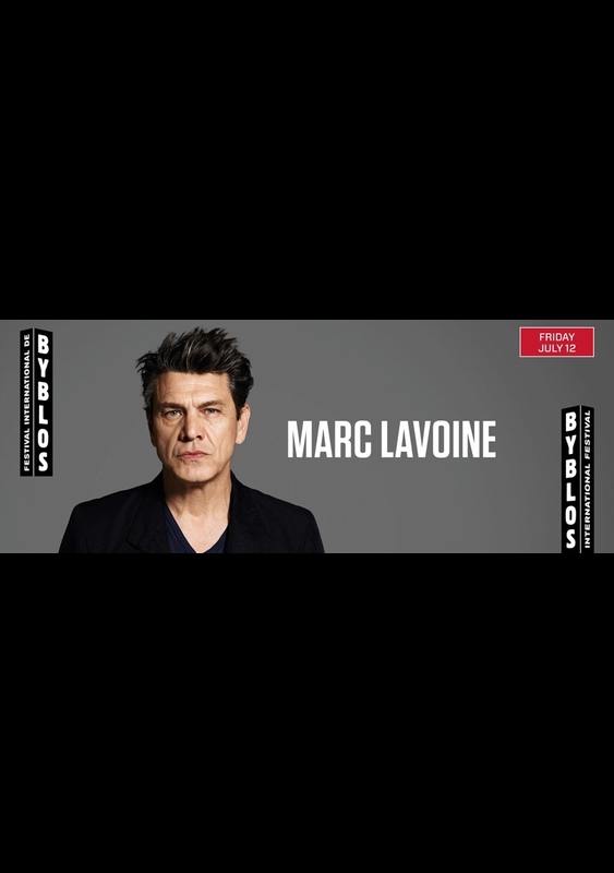 Marc Lavoine at Byblos Festival